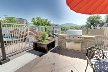 Outdoor barbecue/grilling area